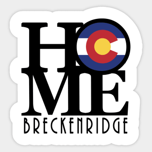 HOME Breckenridge Colorado Sticker